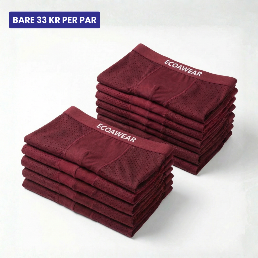 ECOAWEAR® Bambusbokser 5-pakning | Få 7 ekstra GRATIS