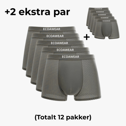 ECOAWEAR® Bambusbokser 5-pakning | Få 7 ekstra GRATIS