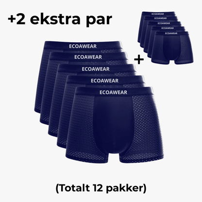 ECOAWEAR® Bambusbokser 5-pakning | Få 7 ekstra GRATIS
