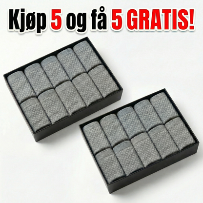 ECOAWEAR® Bambusstrømper 5-pakning | Få 5 ekstra GRATIS