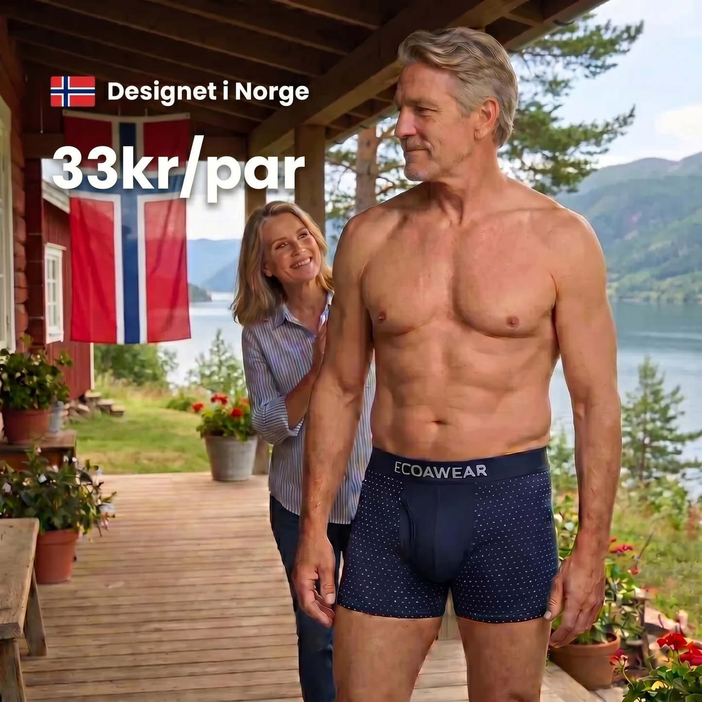 ECOAWEAR® Bambusbokser 5-pakning | Få 7 ekstra GRATIS